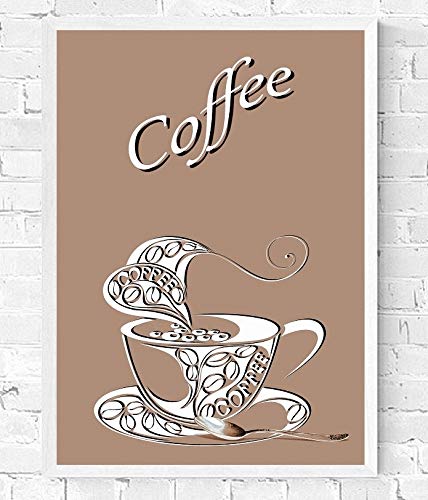 Amazon.co.jp: インテリアポスター ヴィンテージ コーヒー デザイン